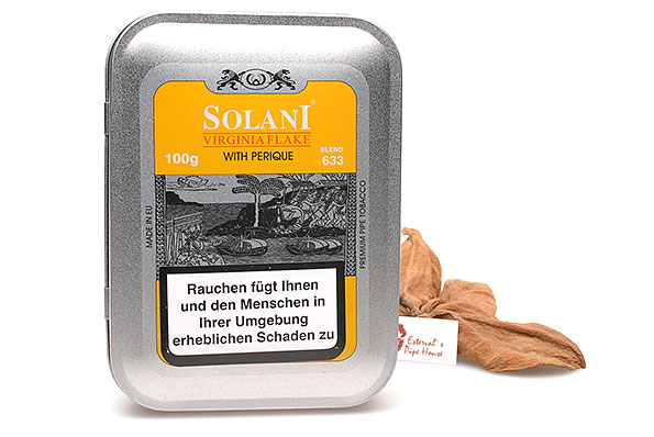 Solani Virginia Flake Blend 633 Pipe tobacco 100g Tin Solani Virginia Flake Blend 633 Pipe tobacco 100g Tin